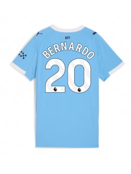Billige Manchester City Bernardo Silva #20 Hjemmedrakt Dame 2025-26 Kortermet